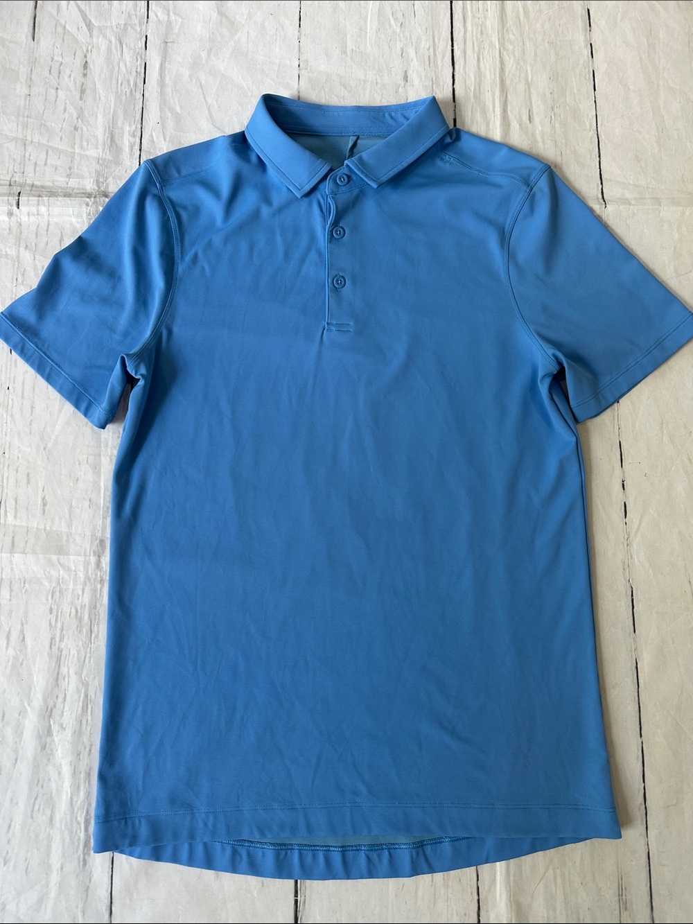 Men's ShowZero Slim Fit carolina Blue Performance Polo Shirt size small